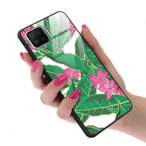 Etui GLASS do OPPO A73 Kwiatowe Wiosenne Top Wzory