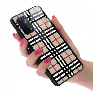 Etui GLASS do OPPO A93 5G Kratka Pattern Top Wzory