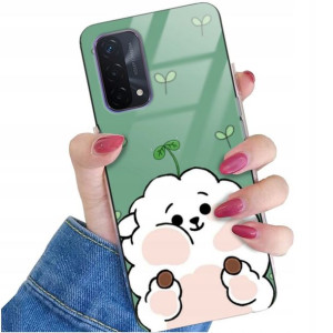 Etui Glass do OPPO A93 5G Słodkie Dziecięce Wzory