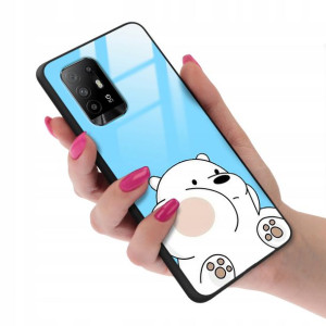 Etui Glass do OPPO A94 4G Case We Bare Bears Wzory