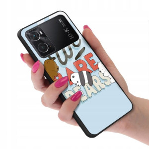 Etui Glass do OPPO K10 PRO 5G Bare Bears Top Wzory