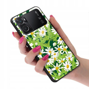 Etui GLASS do OPPO K10 PRO 5G Kwiaty Wiosna Wzory