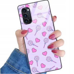 Etui Glass do OPPO RENO 4 PRO Case Słodkie Wzory