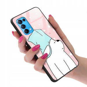 Etui Glass do OPPO RENO 5 Case We Bare Bears Wzory