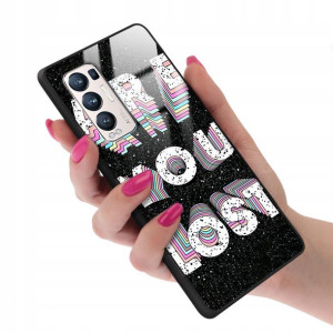 Etui Glass do OPPO RENO 5 PRO PLUS Girl Top Wzory