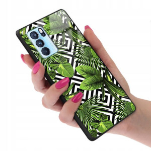 Etui Glass do OPPO RENO 6 Case Wakacyjne Top Wzory