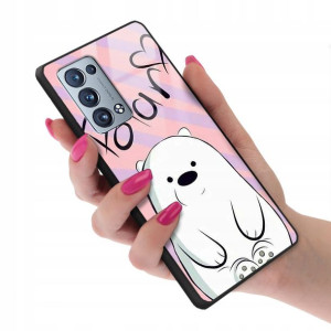 Etui Glass do OPPO RENO 6 PRO PLUS Bears Top Wzory