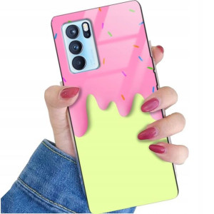 Etui Glass do OPPO RENO 6 Słodkie Dziecięce Wzory