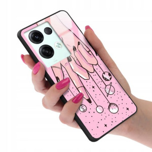Etui Glass do OPPO RENO 8 Dziecięce Słodkie Wzory