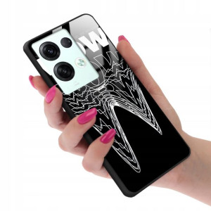 Etui Glass do OPPO RENO 8 PRO 5G Space Black Wzory