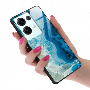 Etui Glass do OPPO RENO 8 PRO Marmurki Top Wzory