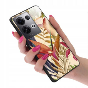Etui Glass do OPPO RENO 8 PRO PLUS 5G Kwiaty Wzory