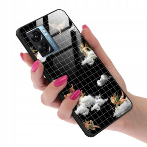 Etui Glass do OPPO RENO K10 5G Angel ANIOŁKI Wzory