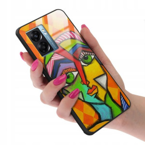 Etui Glass do OPPO RENO K10 5G IMPRESJA Dali Wzory