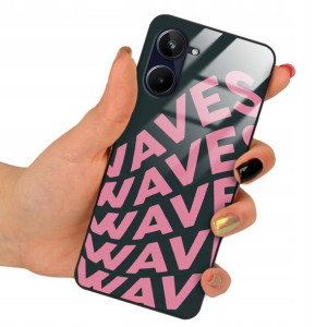 Etui Glass do REALME 10 4G Aesthetic Pattern Wzory