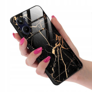 Etui Glass do REALME 10 4G Marmurki Marble Wzory
