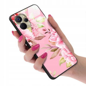 Etui Glass do REALME 10 5G Kwiatowe Spring Wzory