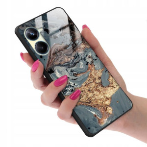 Etui Glass do REALME 10 PRO 5G Marmurki Top Wzory