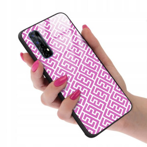 Etui GLASS do REALME 7 Kwiatowe Wiosenne Top Wzory