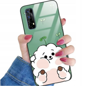 Etui Glass do REALME 7 Słodkie Dziecięce Top Wzory