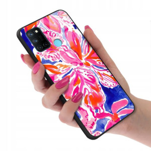Etui Glass do REALME 7i RMX2103 Kwiaty Top Wzory