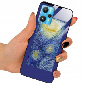 Etui GLASS do REALME 9 5G Case Impresja Gogh Wzory