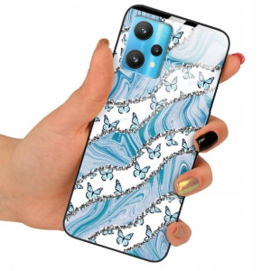 Etui GLASS do REALME 9 PRO Motyle Butterfly Wzory