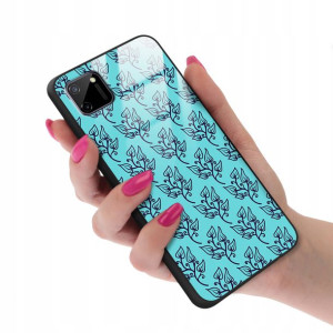 Etui GLASS do REALME C11 2020 Kwiaty Wiosna Wzory