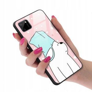 Etui Glass do REALME C11 Case We Bare Bears Wzory