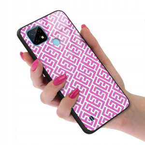 Etui GLASS do REALME C21 Kwiatowe Wiosenne Wzory