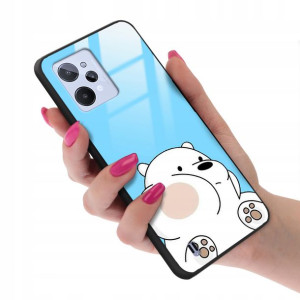 Etui Glass do REALME C31 We Bare Bears Top Wzory