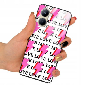 Etui Glass do REALME C33 Aesthetic Pattern Wzory