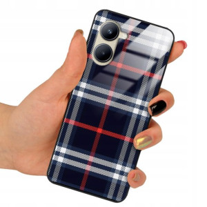 Etui Glass do REALME C33 Kratka W Kratkę Top Wzory