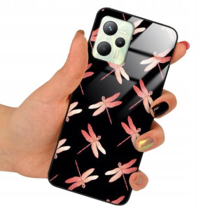 Etui Glass do REALME C35 Butterfly Motyle Wzory
