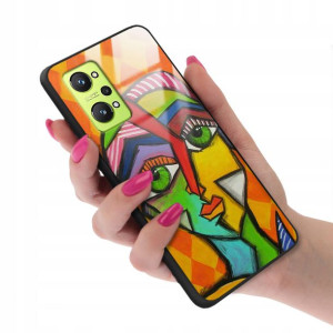 Etui Glass do REALME GT NEO 2 IMPRESJA Gogh Wzory