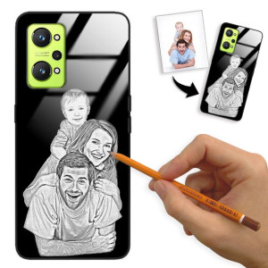 Etui Glass do REALME GT NEO 2 Rysunek Własne Foto