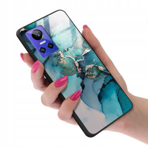 Etui Glass do REALME GT NEO 3 Marmurki Top Wzory