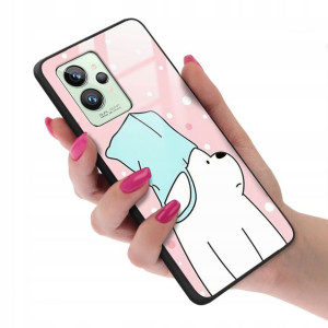 Etui Glass do REALME GT2 PRO Bare Bears Top Wzory