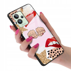 Etui Glass do REALME GT2 PRO Dziewczęce Girl Wzory