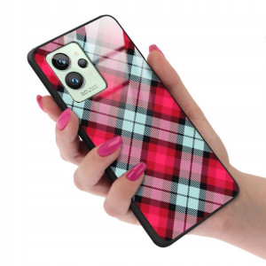 Etui GLASS do REALME GT2 PRO Kratka Pattern Wzory