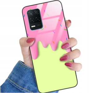 Etui Glass do REALME V13 5G Case Słodkie Top Wzory