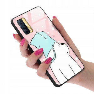 Etui Glass do REALME V15 Case We Bare Bears Wzory