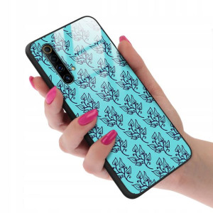 Etui GLASS do REALME X50 5G Kwiaty Wiosenne Wzory