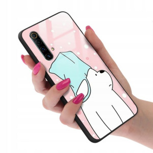 Etui Glass do REALME X50 5G We Bare Bears Wzory