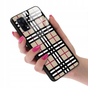 Etui GLASS do REALME X7 Kratka Pattern Top Wzory