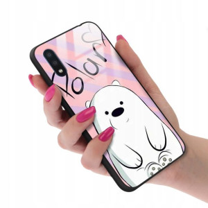 Etui Glass do SAMSUNG A01 Case We Bare Bears Wzory