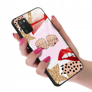Etui Glass do SAMSUNG A02S Dziewczęce Girl Wzory