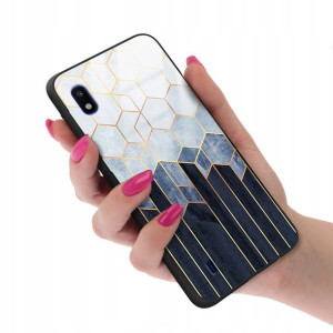 Etui Glass do SAMSUNG A10 Marmurki Marble Wzory