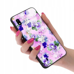 Etui Glass do SAMSUNG A10 Wiosenne Flower Wzory