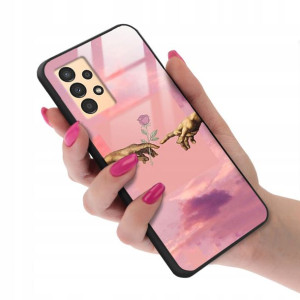 Etui Glass do SAMSUNG A13 4G Aniołki Angel Wzory